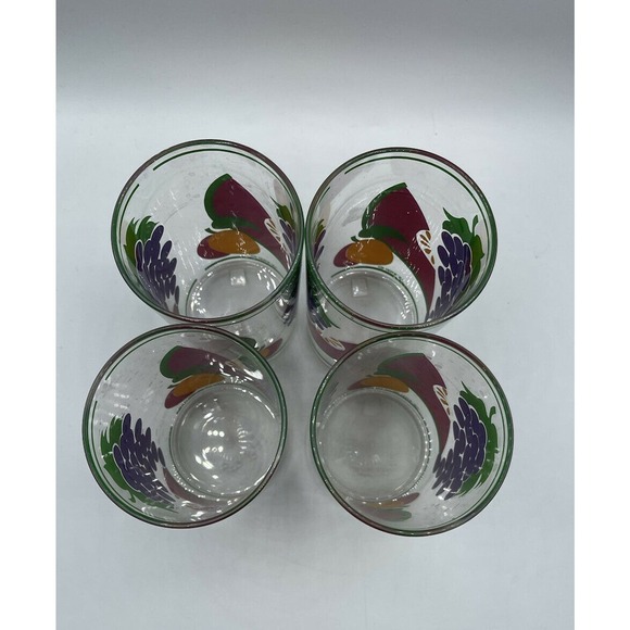 Vintage RARE STOTTER Mid-Century Plastic Fruit Pitcher and 4 Highball Glasses - Picture 4 of 11